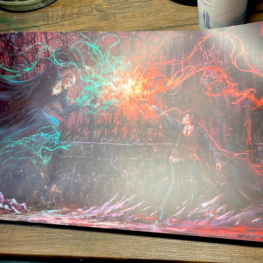 Lit joy Harry Potter art poster